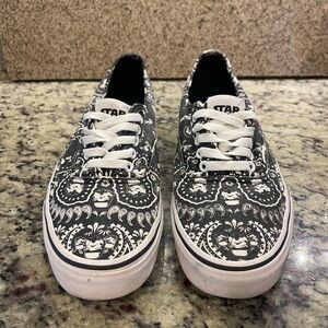 Vans Star Wars Stormtrooper Sneakers Skate Shoes Mens 10.5 Black Bandana